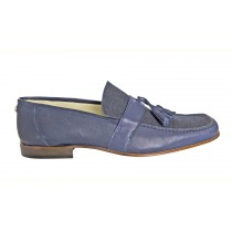 Suede Loafer, Navy